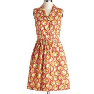 ModCloth Bea and Dot Palette Dress Medium